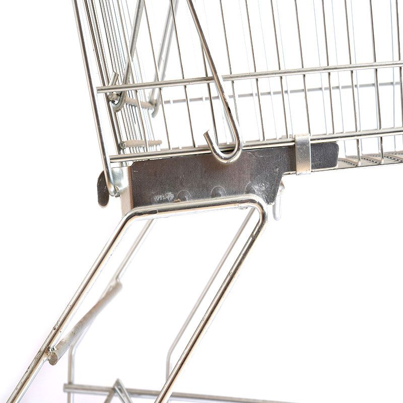 PVC gewöhnlicher roter Rad-Einkaufswagen