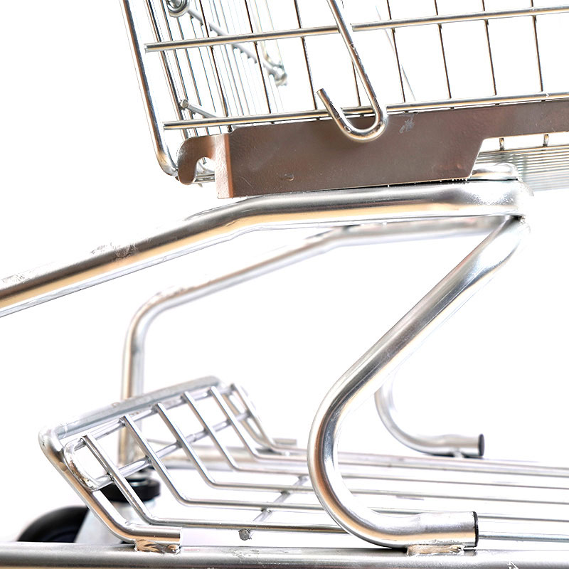 Supermarkt Faltbarer Einkaufswagen aus langlebigem Aluminium