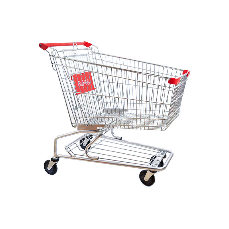 Verzinkter zusammenklappbarer Einkaufswagen für den Supermarkt