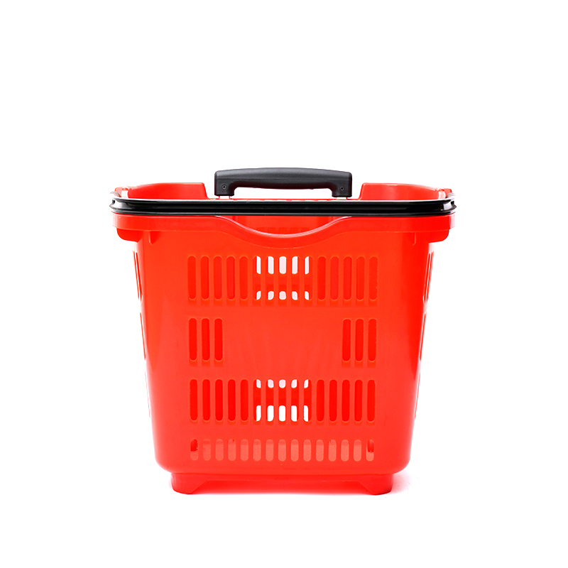 Supermarkt umweltfreundlicher Kunststoff-Trolley-Einkaufskorb