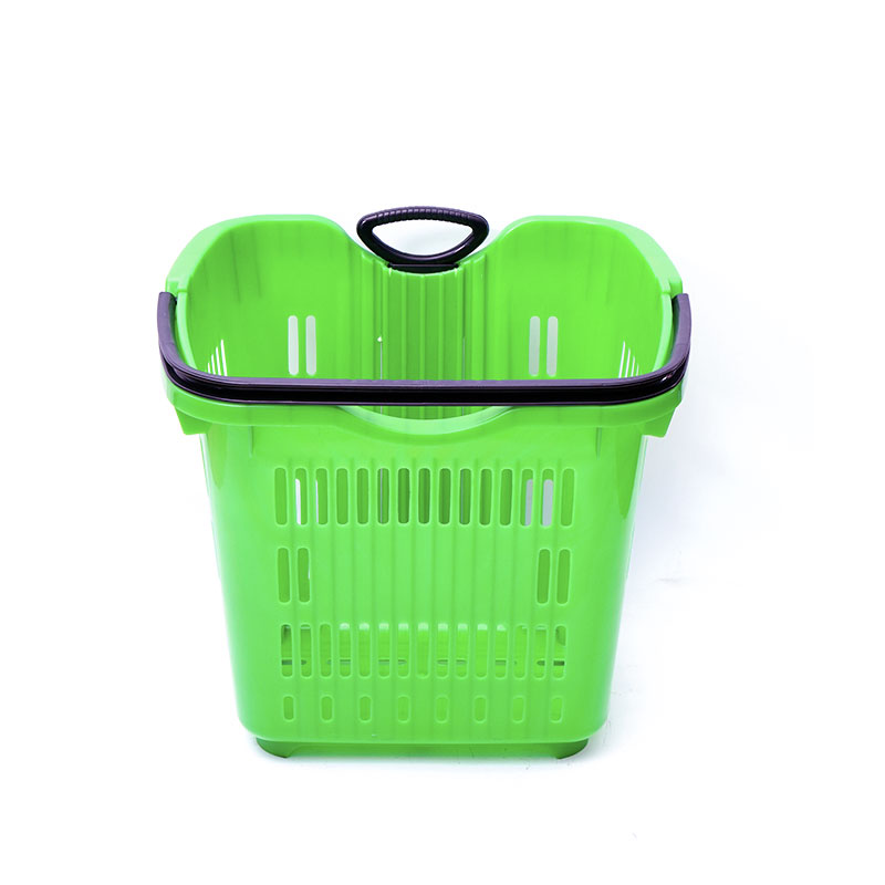 XC-B-11.Einkaufskorbhalter aus Kunststoff + Supermarkt-Einkauf einfach zu bedienen, Einkaufskunststoff benutzerdefinierte Farbe feste Spezifikationen