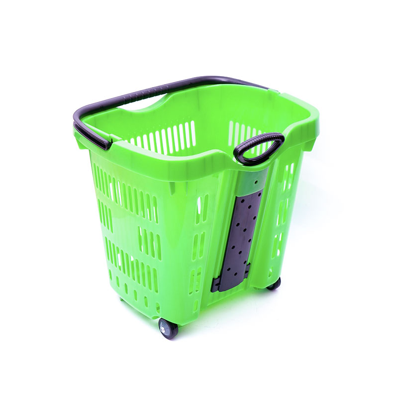 XC-B-11.Einkaufskorbhalter aus Kunststoff + Supermarkt-Einkauf einfach zu bedienen, Einkaufskunststoff benutzerdefinierte Farbe feste Spezifikationen