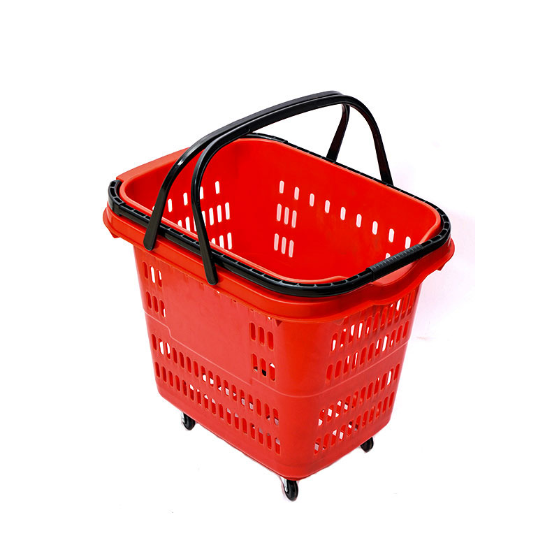 XC-B-12.-Kunststoff-Einkaufskorbhalter-+-Supermarkt-Einkaufen-einfach zu bedienen,-Einkaufen-Kunststoff-benutzerdefinierte-Farbe-feste-Spezifikationen