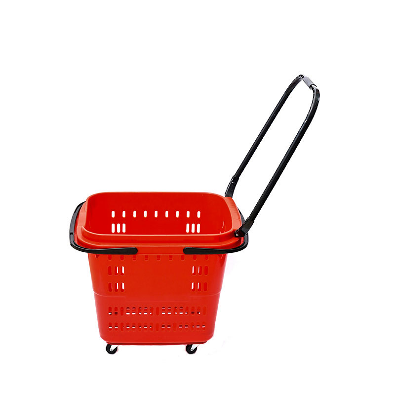 XC-B-12.-Kunststoff-Einkaufskorbhalter-+-Supermarkt-Einkaufen-einfach zu bedienen,-Einkaufen-Kunststoff-benutzerdefinierte-Farbe-feste-Spezifikationen