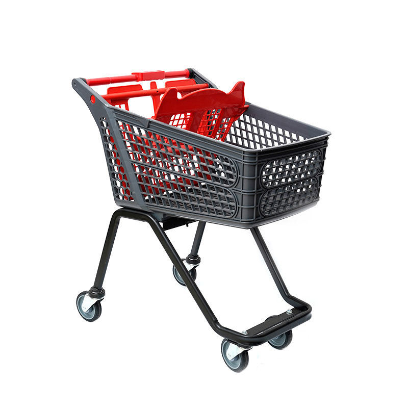 XC-PST-1. Kunststoff-Einkaufswagen + Supermarkt-Einkaufen einfach zu verwendender Einkaufskunststoff mit kundenspezifischen Farbspezifikationen