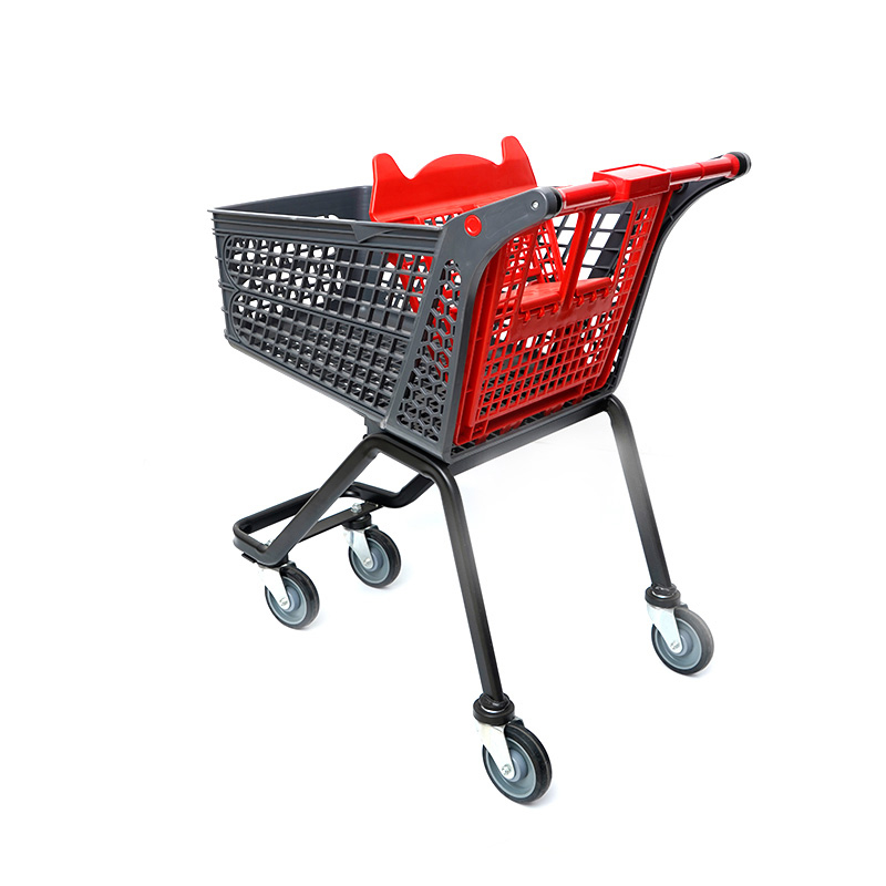 XC-PST-1. Kunststoff-Einkaufswagen + Supermarkt-Einkaufen einfach zu verwendender Einkaufskunststoff mit kundenspezifischen Farbspezifikationen