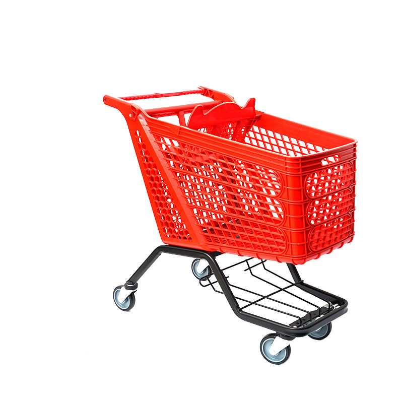 XC-PST-3. Kunststoff-Einkaufswagen + Supermarkt-Einkauf einfach zu bedienen, Einkauf Kunststoff benutzerdefinierte Farbe feste Spezifikationen