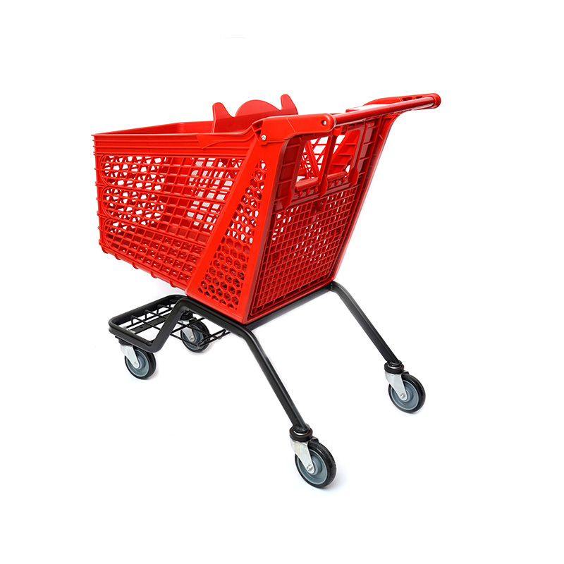 XC-PST-3. Kunststoff-Einkaufswagen + Supermarkt-Einkauf einfach zu bedienen, Einkauf Kunststoff benutzerdefinierte Farbe feste Spezifikationen