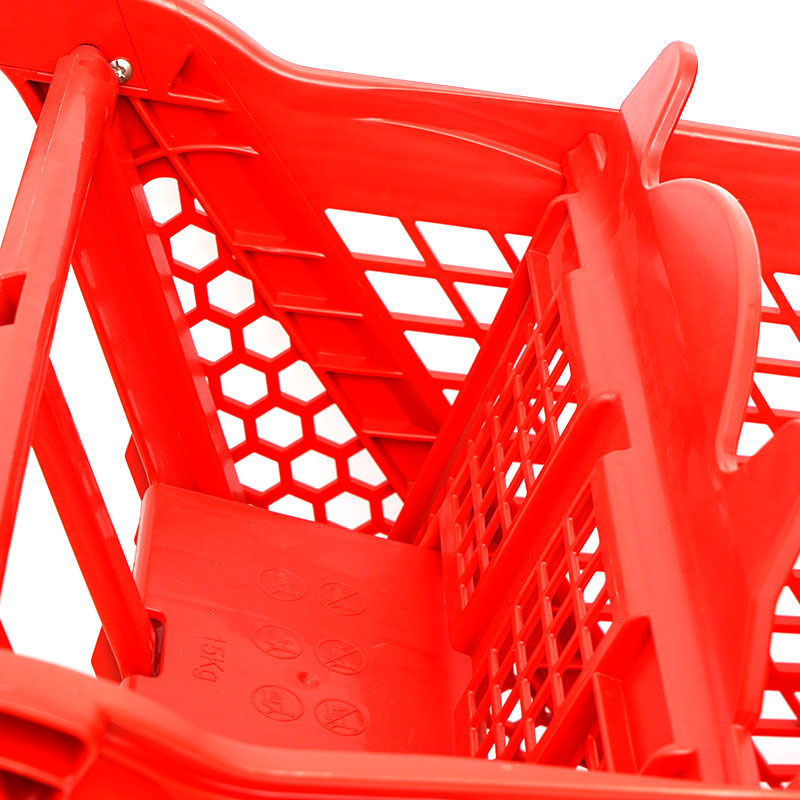 XC-PST-3. Kunststoff-Einkaufswagen + Supermarkt-Einkauf einfach zu bedienen, Einkauf Kunststoff benutzerdefinierte Farbe feste Spezifikationen