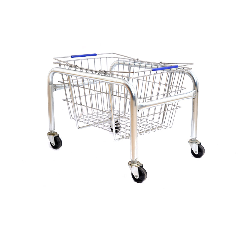 XC-MST-2.-Einkaufskorbhalter aus Metall-+-Supermarkt-Einkaufen-einfach zu bedienen,-Einkaufen-Metall-kundenspezifische-Farbe-feste-Spezifikationen