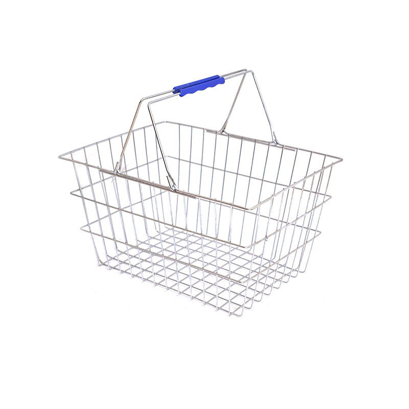 XC-MB-1.-Metall-Einkaufskorb-+-Supermarkt-Einkaufen-einfach zu bedienen,-Einkaufen-Metall-benutzerdefinierte-Farbe-feste-Spezifikationen